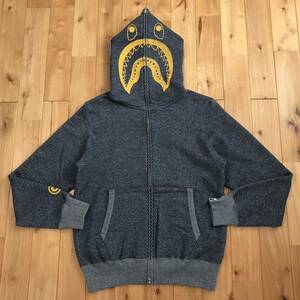 ★新品★ シャーク パーカー Mサイズ navy shark full zip hoodie a bathing ape bape エイプ ベイプ アベイシングエイプ m17767