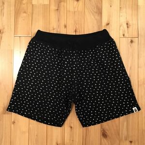 BAPESTA LOGO スウェット ハーフパンツ Sサイズ a bathing ape BAPE sta sweat shorts ショーツ エイプ ベイプ star スター f987