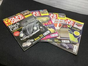 空冷VW 　空冷ワーゲン　月刊誌　VOLKS WORLD MAGAZINE 洋書　4冊　　①