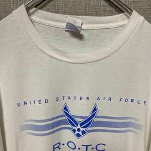 90s USA製 ビンテージ ヴィンテージ Tシャツ tee アメリカ 古着 air force エアフォース ミリタリー アーミー ロゴ 企業物 レア 軍物 old