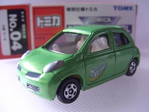 ＊＊＊特別仕様 トミカNo.04 日産 マーチ SPECIALMODEL