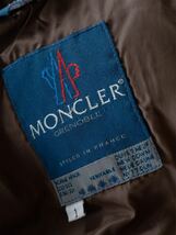 90s moncler GRENOBLE ダウンジャケット ヴィンテージ 70s 80s 青タグ モンクレール 茶タグ_画像4