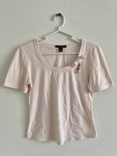 Y360 ルイヴィトン LOUIS VUITTON 半袖Tシャツ ピンク系