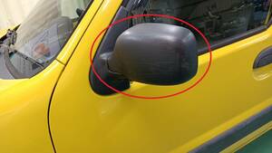  Renault side mirror door mirror left Kangoo GF-KCK7J mileage 167627 km 2002 used C194-013