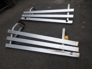  truck large aluminium side bumper rear left right 3 step guard rear 