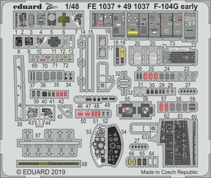 エデュアルド ズーム1/48 FE1037 F-104G Starfighter early for Kinetic Model Kits