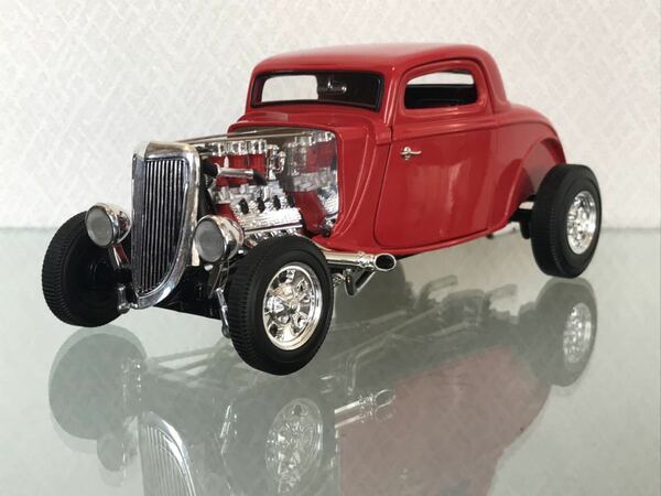 送料無料　1/18 フォード クーペ 1934 ホットロッド ミニカー クラシックカー アーテル ERTL FORD COUPE HOT ROD CLASSIC CAR