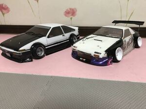 送料無料　1/10 コテコテドリ車 ラジコンボディセット トヨタ AE86 マツダ RX-7 FC3S ヨコモ等 YOKOMO DRIFT RC BODY TOYOTA TRUEND MAZDA