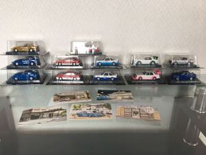 送料無料　1/64 シャコタン☆ブギ ミニカーセット ソアラ フェアレディZ クレスタ ハコスカ アオシマ 旧車 街道レーサー 当時物 AOSIMA