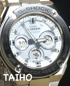 国内正規品 新品 腕時計 CASIO カシオ G-SHOCK ジーショック G-STEEL メンズ 男性 アナデジ 電波 ソーラー 電波時計 プレゼント ギフト