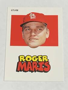 ROGER MARIS ロジャー マリス 2012 TOPPS ARCHIVES 1967 STICKERS INSERT CARDINALS YANKEES 即決