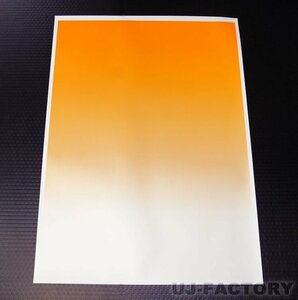 [ professional background paper . Insta .. image!]* gradation paper / yellow ( yellow )*W:800mm×H:1100mm/ water-repellent PP processing finishing 