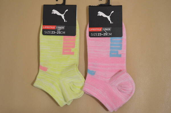 新品 未使用 女性 PUMA プーマ ショートソックス 2足セット 送料無料
