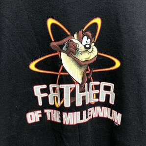 ■ Looney Tunes Tasmanian Devil FATHER ON THE MILLENIUM キャラ Tシャツ 古着 ルーニーテューンズ タズマニアンデビル ストリート 黒 ■の画像4