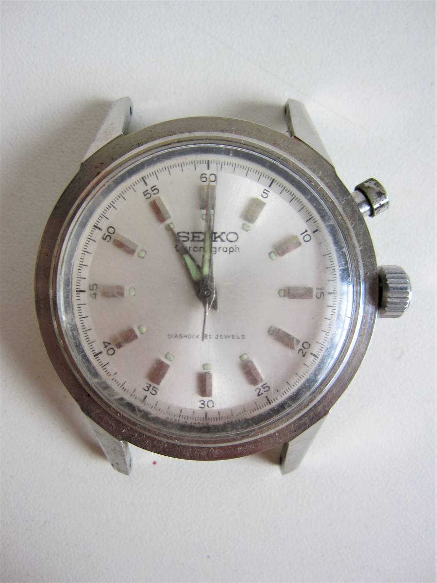 となります】 ヤフオク! - 1円スタート SEIKO Chronograph DIASHOCK 21JEWE... しましたら 