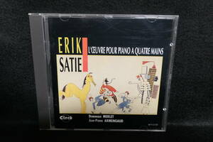 【中古CD】ERIK SATIE / エリック・サティ / L'OEUVRE PIANO QUATRE A MAINS 