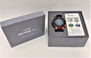 【12266】CASIO PRO TREK smart WSD-F30 美品 稼働確認済み カシオ スマートウォッチ 時計 Google アウトドア 腕時計