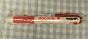 【訳あり】【新品】【非売品】NTT docomo（NTTドコモ） 3色ボールペン◆ドコモダケ