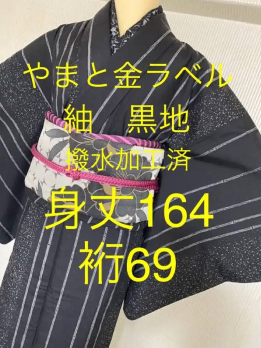 ✨日本店舗✨ MK-077 作家物 紬 訪問着 着物 正絹 袷 広衿 www.m