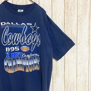 90s NFL Dallas Cowboys ダラス・カウボーイズ プリント Tシャツ XL USA古着 アメリカ古着