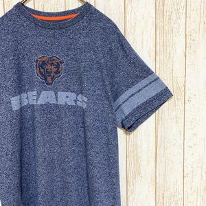 Majestic マジェスティック NFL Chicago Bears シカゴ・ベアーズ プリント Tシャツ XL USA古着 アメリカ古着