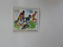 スポーツ切手　ルワンダ　陸上：国連？　11種枚　_画像1