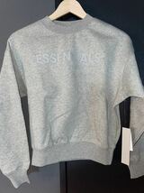 essentials for kids sweat sizeM8 グレー fear of god エッセンシャル キッズ フィアオブゴッド 子供用 ジュニア用_画像1