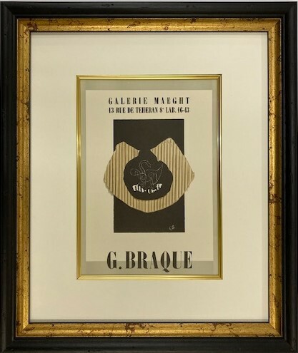 【特価】　≪　　ジョルジュ ブラック　　≫　　リトグラフ【石版画】 　 G.BRAQUE 　 1959年　 　GEORGES BRAQUE
