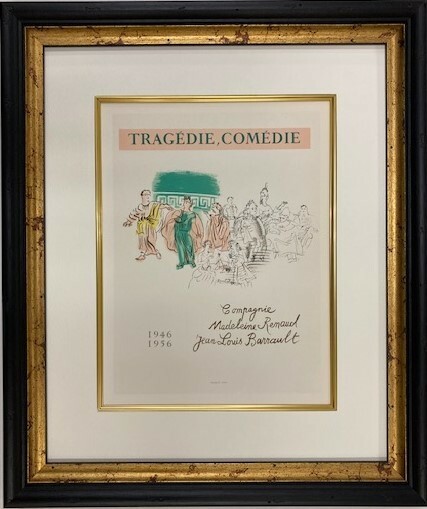 【特価】　≪　　ラウル 　デュフィ 　　≫　　リトグラフ【石版画】　　TRAGEDIE-COMEDIE　　1959年　　RAOUL　 DUFY