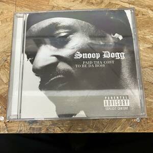 ● HIPHOP,R&B SNOOP DOGG - PAID THA COST TO BE DA BOSS アルバム,名作! CD 中古品