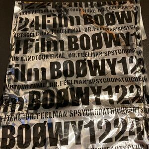 新品 未使用 BOOWY FILM 1224 Tシャツ ブラック MONO SEX フリーサイズ 氷室京介 布袋寅泰