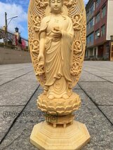 薬師如来立像 極上の木彫 仏教美術 精密彫刻 仏像 手彫り _画像6