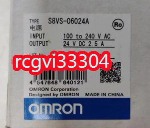 新品 OMRON スイッチング・パワーサプライ S8VS-06024A 保証6ヶ月