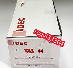 100個セット 新品 IDEC リレーソケット SJ2S-05B 保証６ヶ月 