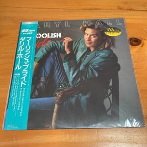 レンタル落ち 12インチシングル レコード DARYL HALL ダリル・ホール FOOLISH PRIDE フーリッシュ・プライド 帯付 中古品 美品 送料無料