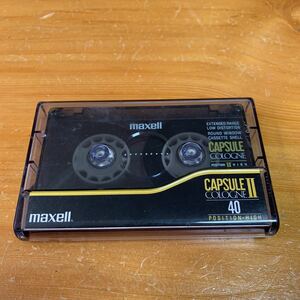 1. カセットテープ maxell マクセル CAPSULE COLOGNEⅡ 40分 1本 ハイポジション パッケージ開封済み 未使用品 美品 送料無料