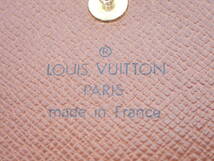 Louis Vuitton ルイヴィトン 二つ折り 財布 M61730 ポルト モネ ビエ トレゾール モノグラム ブランド品_画像7
