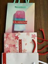 ●未使用 クラランス CLARINS 限定 ショッパー 3点 ギフト 紙袋 公式オンライン 匿名発送]_画像2