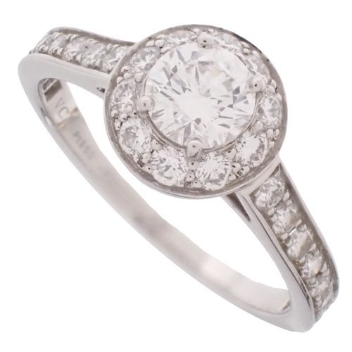M1638【BSJJ】VAN Cleef&Arpels ヴァンクリーフ&アーペル Pt950 3P ...