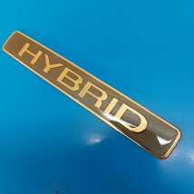 TOYOTA HYBRID GOLD EMBLEM トヨタ ハイブリッド ゴールドエンブレ厶 VIP LUXURY ビップ LUGUXUY ラグジュアリー LEXUS レクサス_画像3