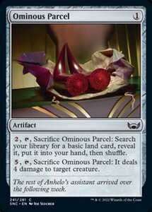 MTG ■無/英語版■《不吉な小包/Ominous Parcel》★FOIL★ ニューカペナの街角 SNC 　