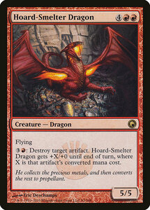 MTG ■赤/英語版■《蔵製錬のドラゴン/Hoard-Smelter Dragon》ミラディンの傷跡 SOM