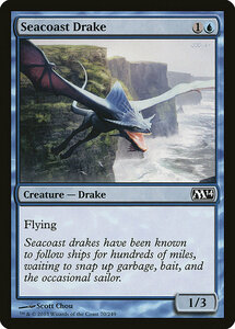 MTG ■青/英語版■《海岸ドレイク/Seacoast Drake》★FOIL★ 基本セット2014 M14