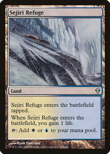 MTG ■土地/英語版■《セジーリの隠れ家/Sejiri Refuge》★FOIL★ ゼンディカー ZEN