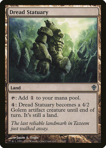 MTG ■土地/英語版■《戦慄の彫像/Dread Statuary》ワールドウェイク WWK