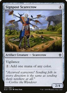 MTG ■無/英語版■ 《道標のカカシ/Signpost Scarecrow》エルドレインの王権 ELD 　