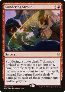 MTG ■赤/英語版■ 《切り離す一撃/Sundering Stroke》エルドレインの王権 ELD 　