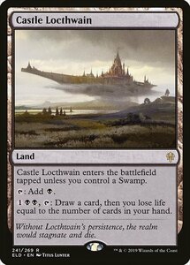 MTG ■土地/英語版■ 《ロークスワイン城/Castle Locthwain》エルドレインの王権 ELD 　