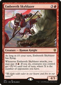 MTG ■赤/英語版■ 《エンバレスの空焼き/Embereth Skyblazer》エルドレインの王権 ELD 　