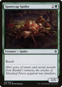 MTG ■緑/英語版■ 《胞子頭の蜘蛛/Sporecap Spider》エルドレインの王権 ELD 　